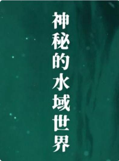 神秘的水域世界